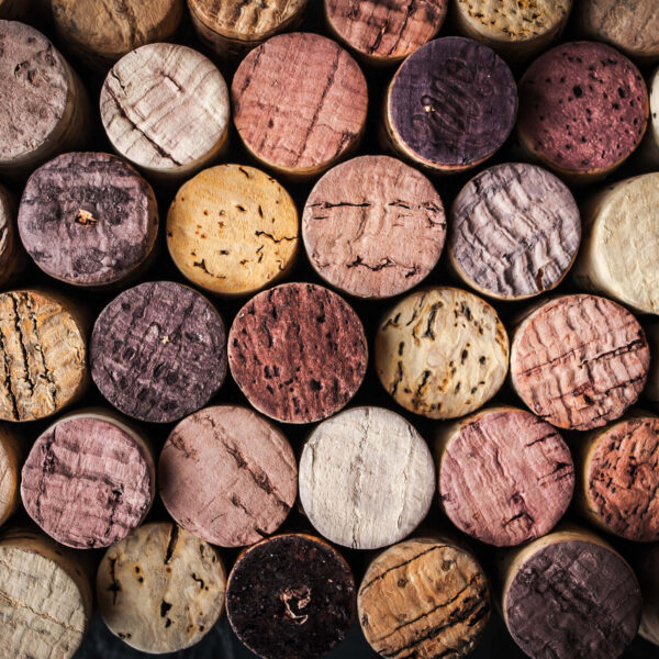 group of wine corks